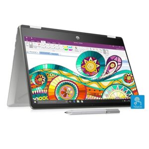 HP Pavilion x360 core i3 8th gen (4GB/256GB SSD/Win 10/MS Office/Inking Pen)