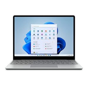 Microsoft Surface Laptop GO2 Touch Screen 12.4" inches, 11th Gen Intel ® Core i5/8GB RAM /256 GB SSD, Windows Hello, Platinum - (8QF-00046)