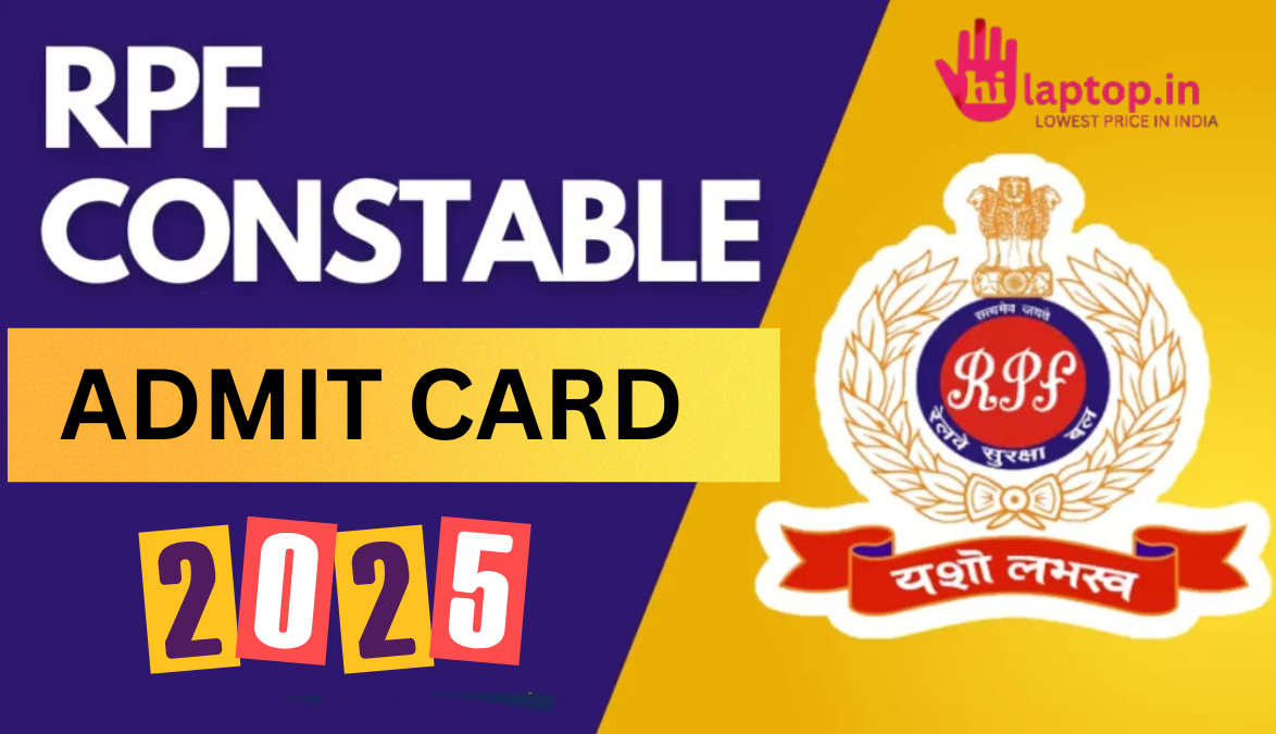 RPF Constable Admit Card 2025