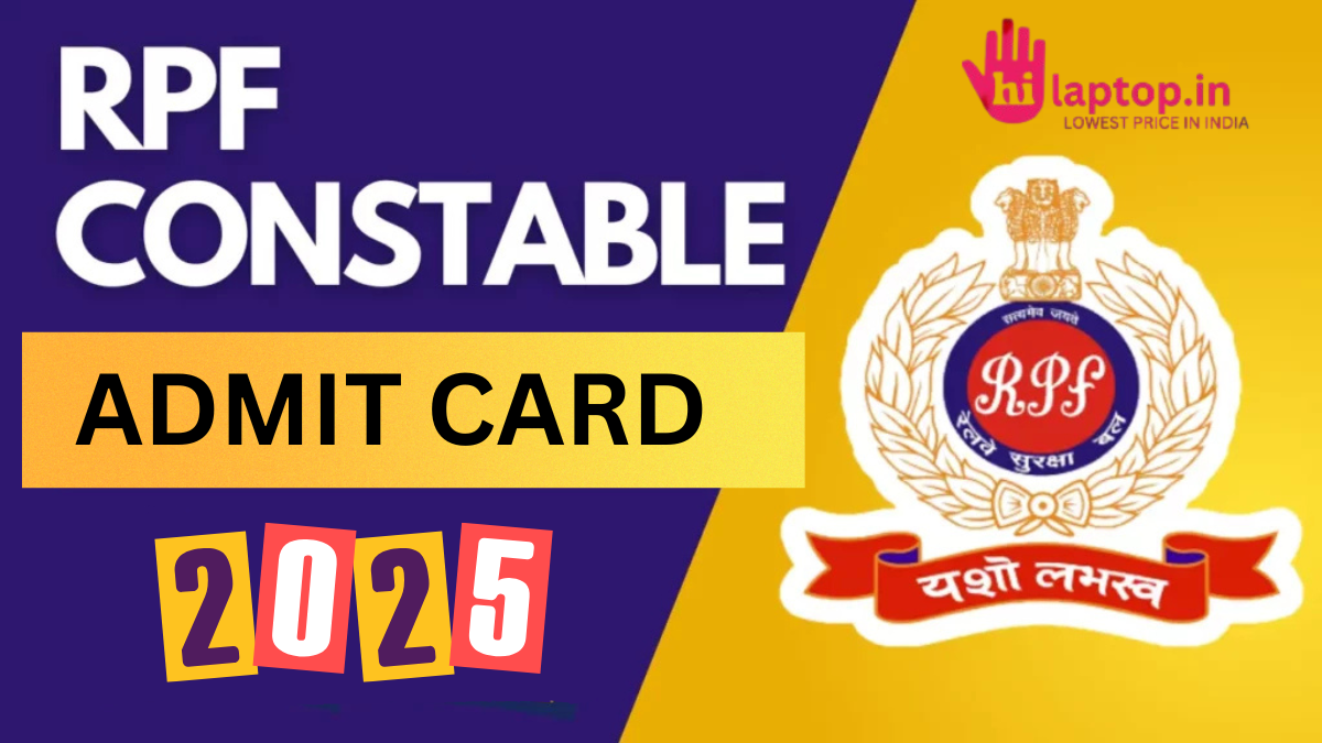 RPF Constable Admit Card 2025