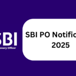 SBI PO Notification 2025