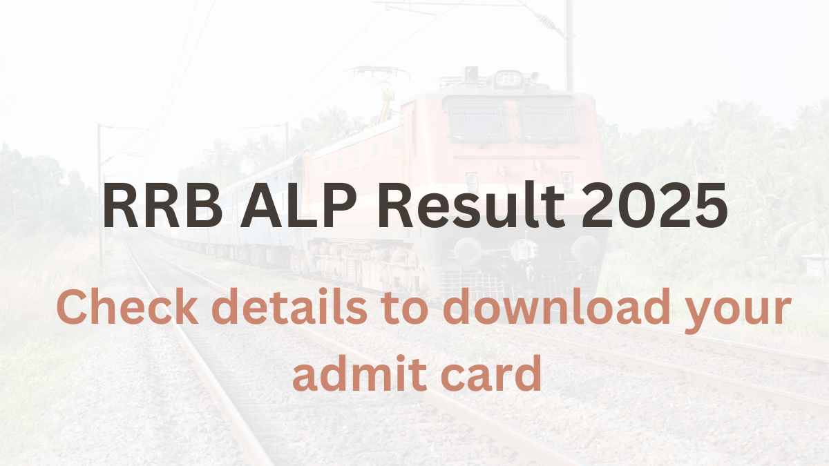 RRB ALP Result 2025